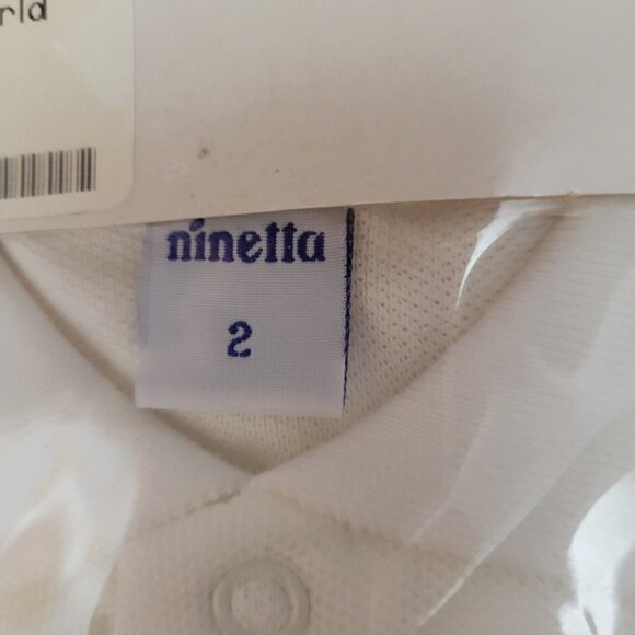 NEW Baby Ninetta Neonato sz 3 month Italy Open Box body shirt one piece MSRP $22 - Picture 2 of 5